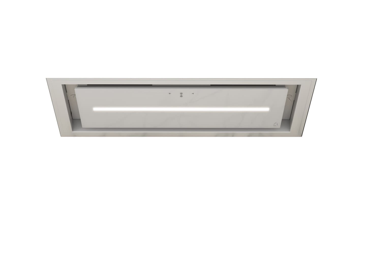 Ciarko Design Uno okap kuchenny 74 cm podszafkowy biały CDZ7404B