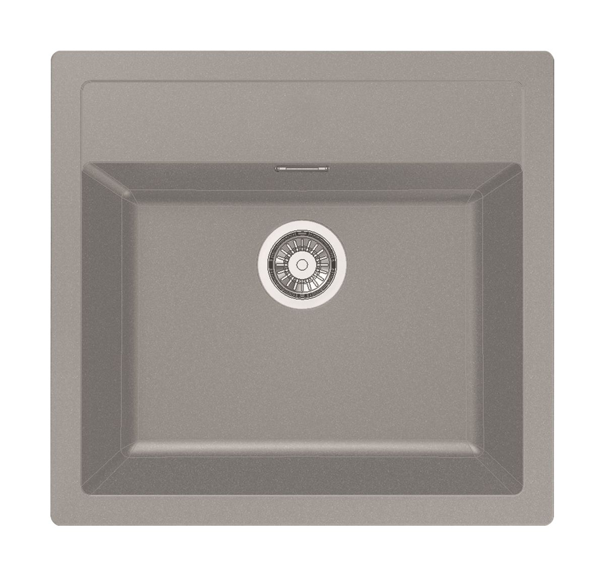 Franke Sirius SID 610 zlewozmywak 56x53 cm z Tectonite kamienny szary 114.0476.406 - Wysyłka w 24h