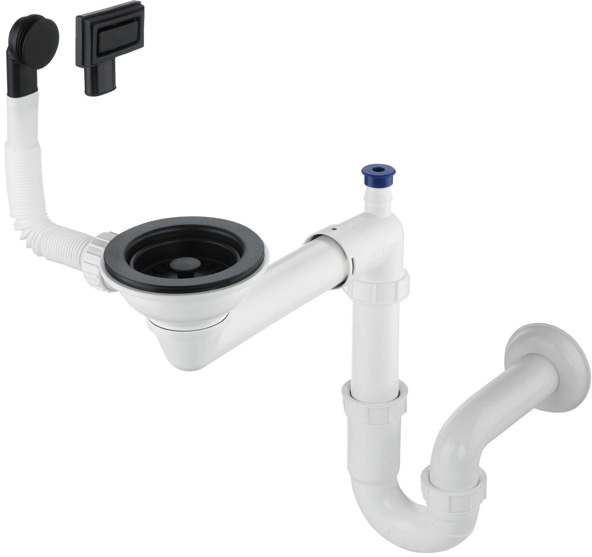 Deante Space Saver Nero syfon zlewozmywakowy czarny mat ZXYN949 - Wysyłka w 24h
