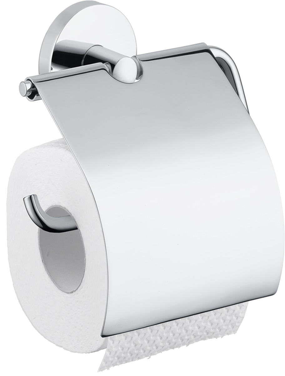 Hansgrohe Logis uchwyt na papier toaletowy z pokrywą chrom 40523000 - Wysyłka w 24h
