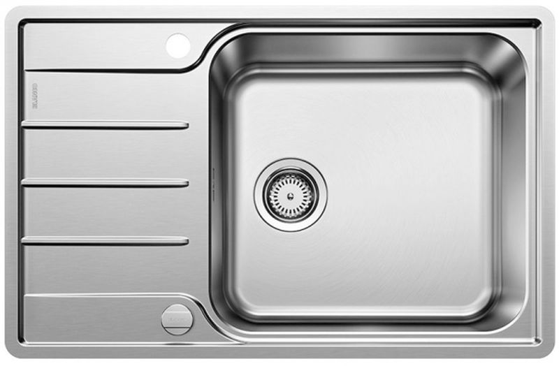 Blanco Lemis XL 6 S-IF Compact zlewozmywak stalowy 78x50 cm stal szczotkowana 525110 - Wysyłka w 24h