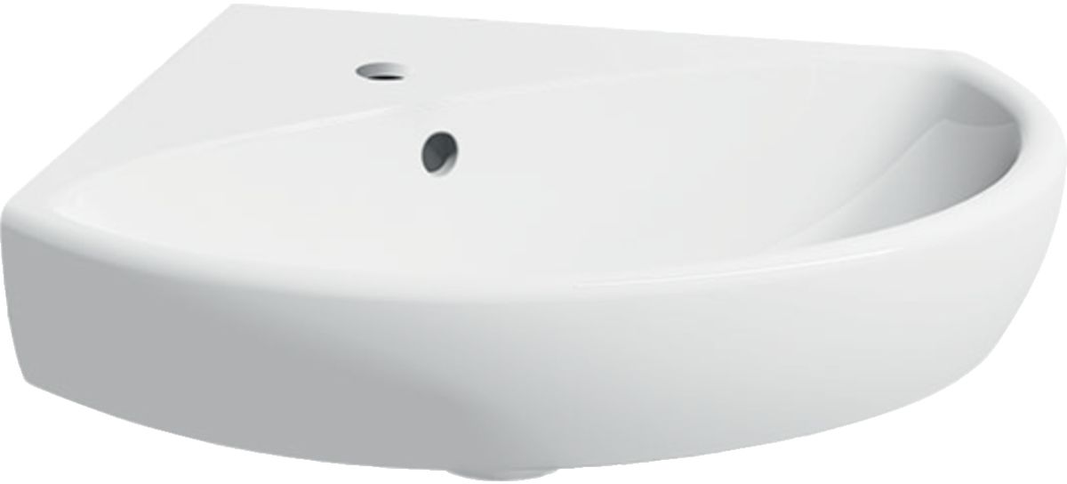 Geberit Selnova umywalka 59x56 cm ścienna narożna biała 501.050.00.5