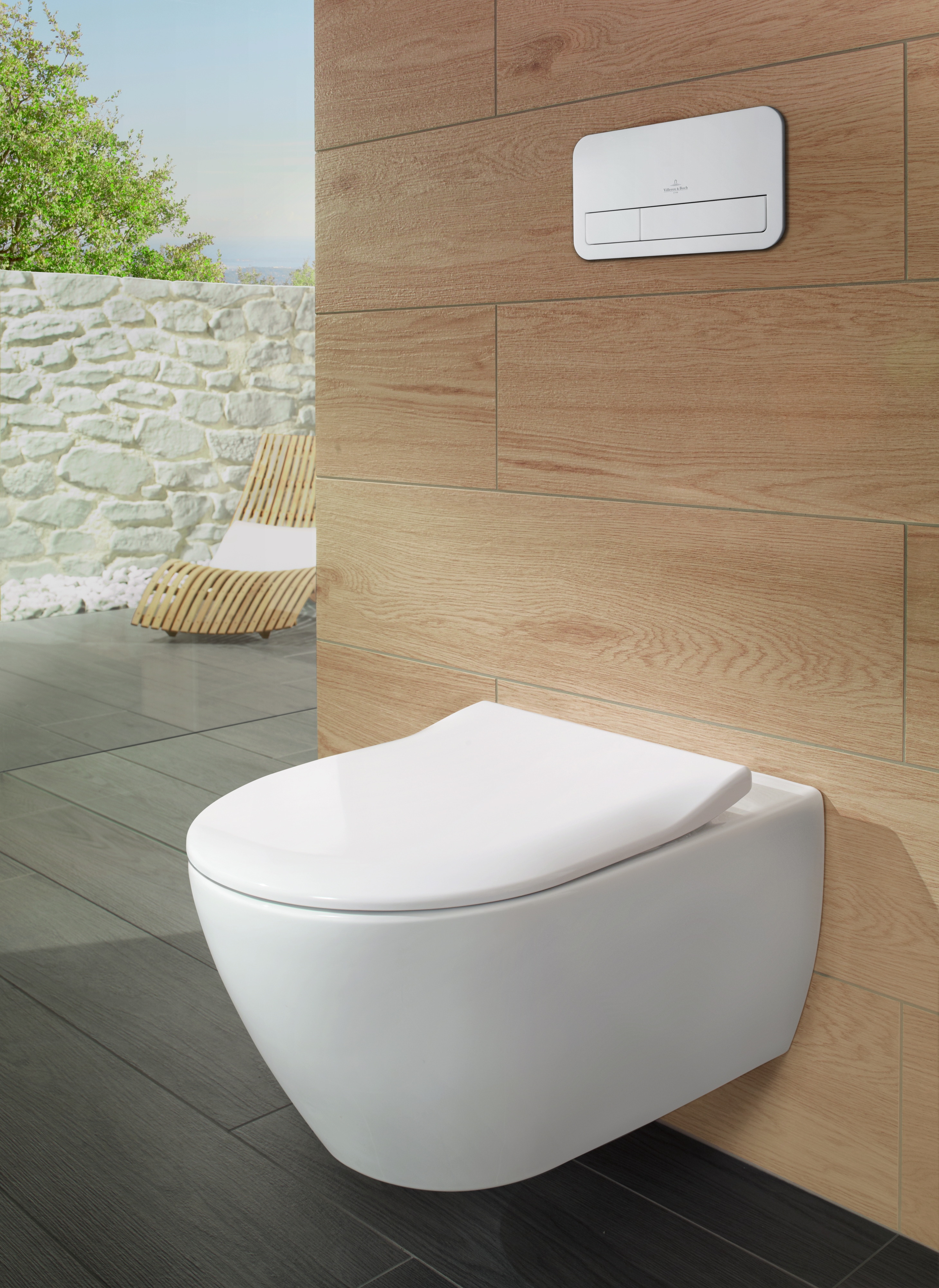 Villeroy & Boch Subway 2.0 Combi-Pack miska WC wisząca bez kołnierza CeramicPlus z deską wolnoopadającą Weiss Alpin 5614R2R1 - Wysyłka w 24h