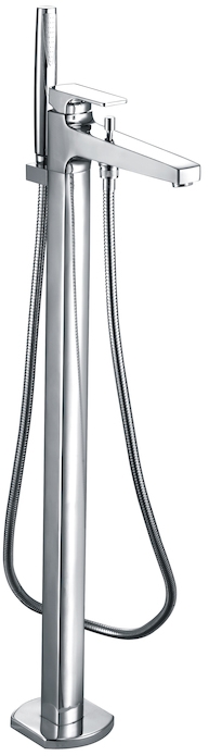 Roca Escuadra bateria wannowo-prysznicowa wolnostojąca chrom A5A2720C0N - Wysyłka w 24h