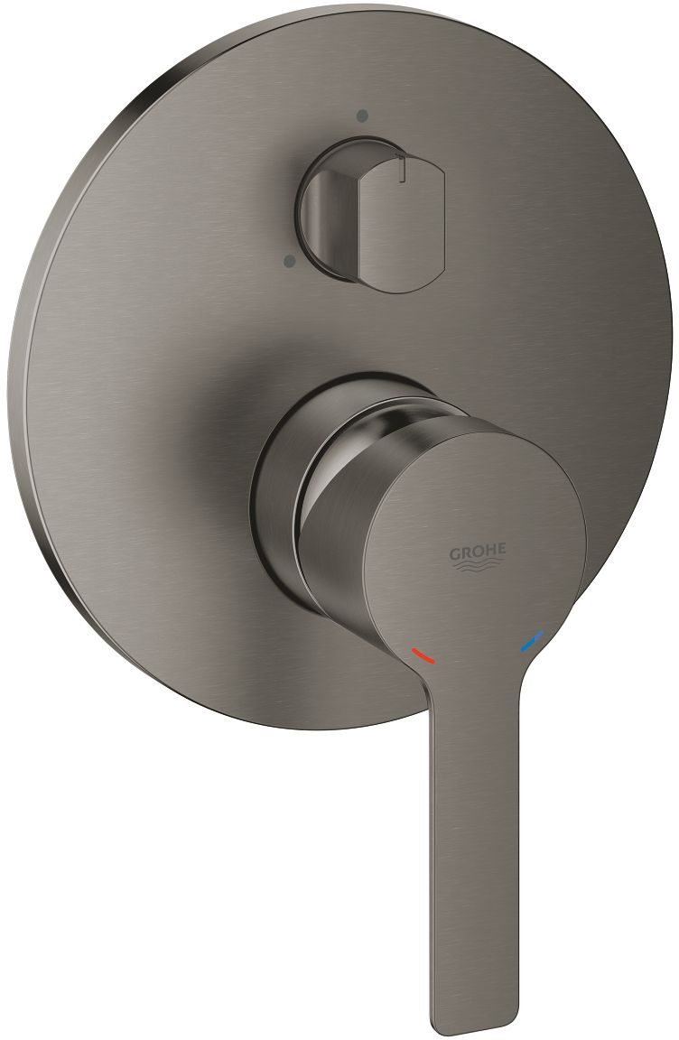 Grohe Lineare bateria wannowo-prysznicowa podtynkowa brushed hard graphite 24095AL1