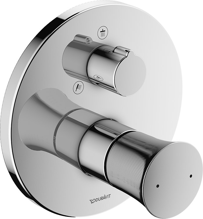 Duravit White Tulip bateria wannowo-prysznicowa podtynkowa chrom WT4210012010