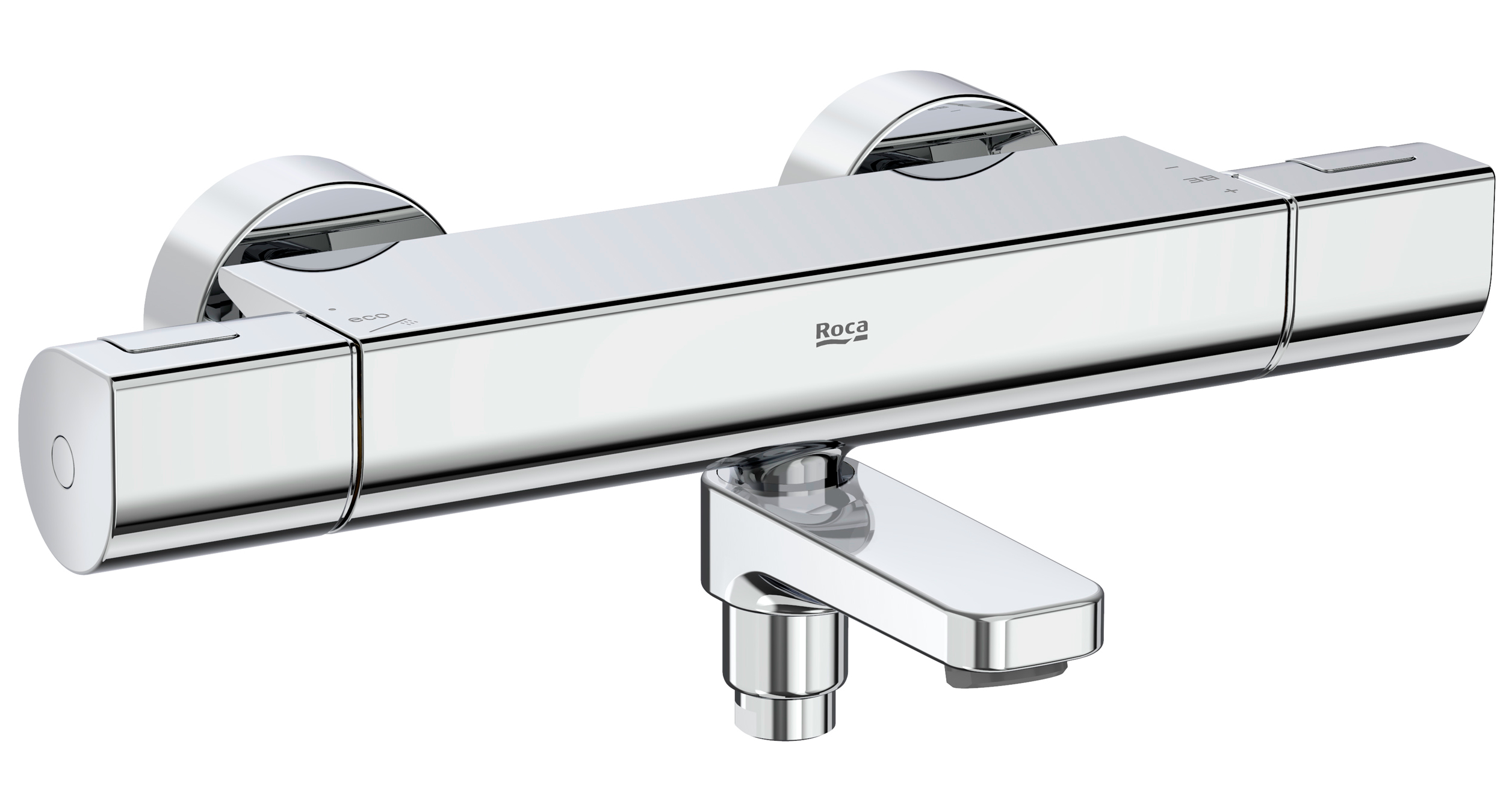 Roca T-1000 bateria wannowo-prysznicowa ścienna termostatyczna chrom A5A1E2EC00