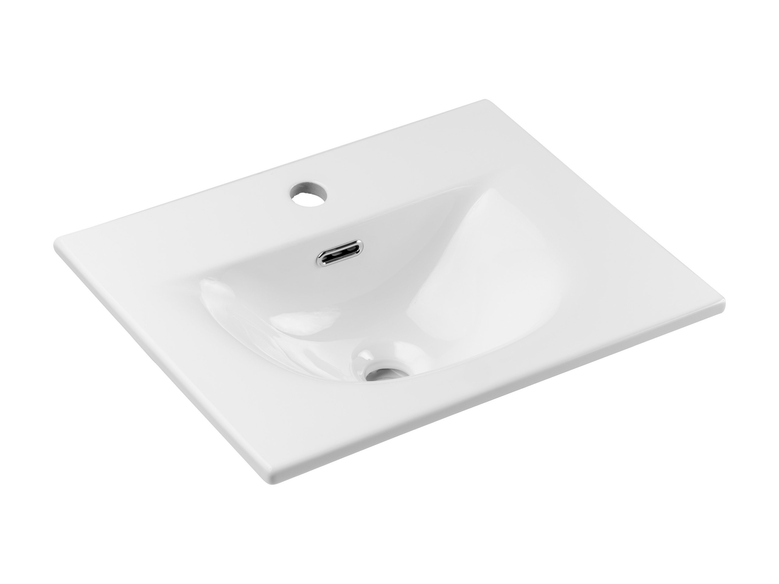 Comad SKY 3 umywalka 50x40 cm prostokątna wpuszczana biała SKY 3 50CM DP (E-8099-3-50) - Wysyłka w 24h