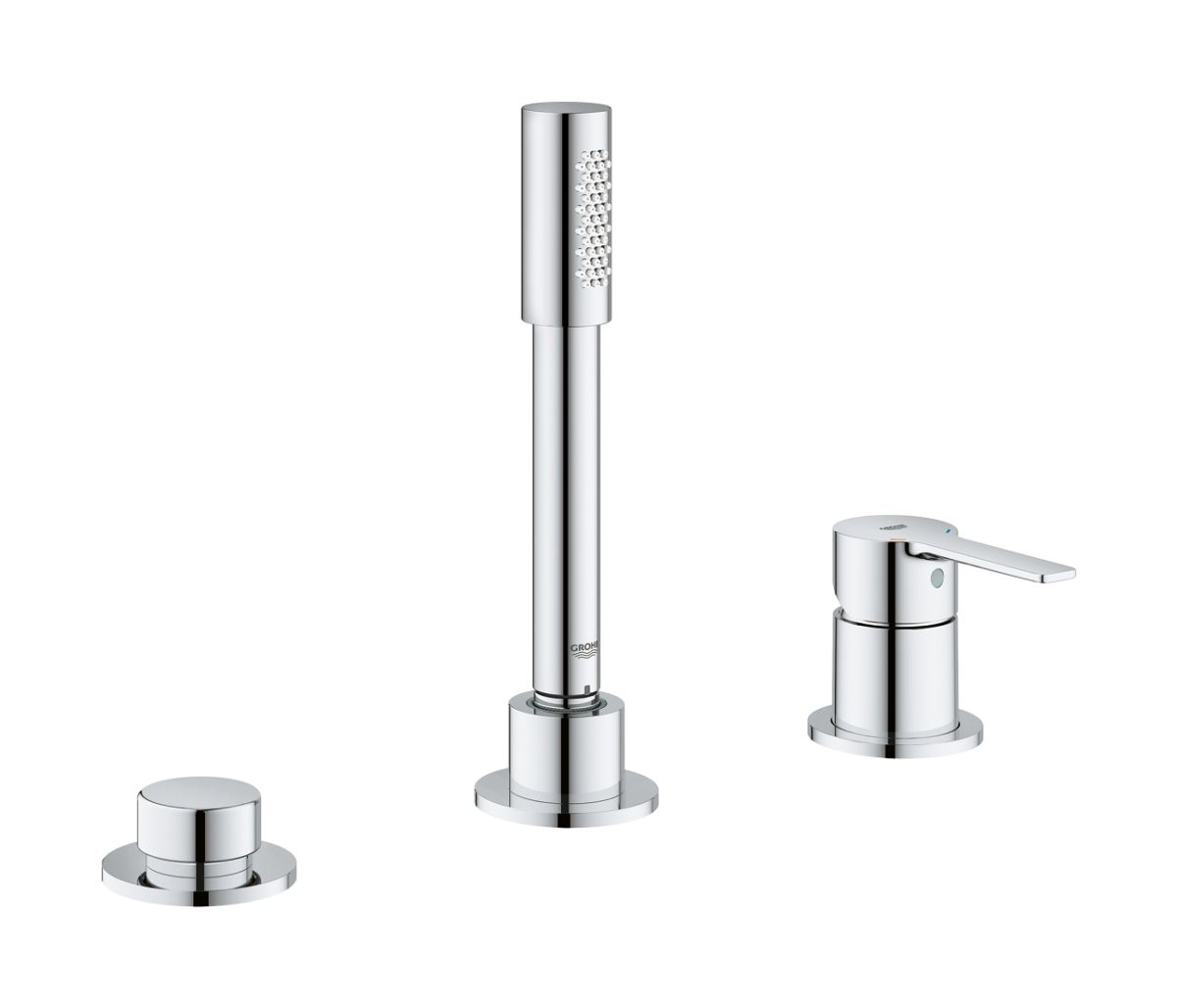 Grohe Lineare bateria wannowo-prysznicowa 3-otworowa chrom 19965001