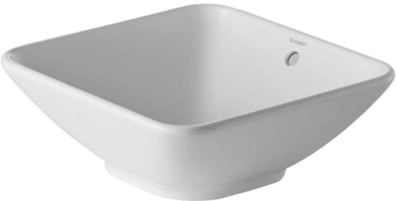 Duravit Me by Starck umywalka 42x42 cm nablatowa kwadratowa biała 0333420000