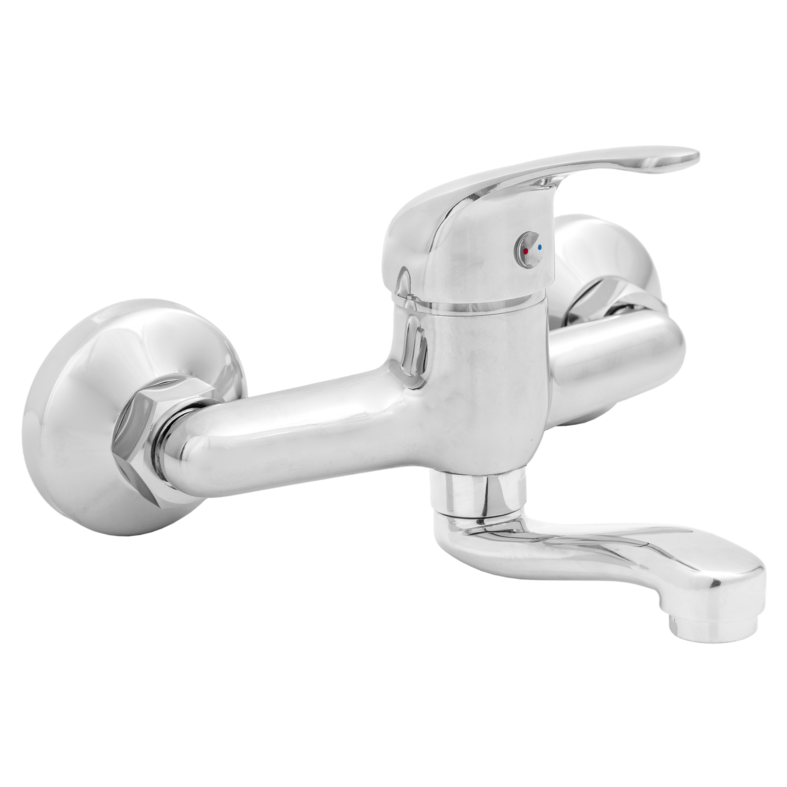 Invena Mitris bateria kuchenna ścienna chrom BC-79-K01