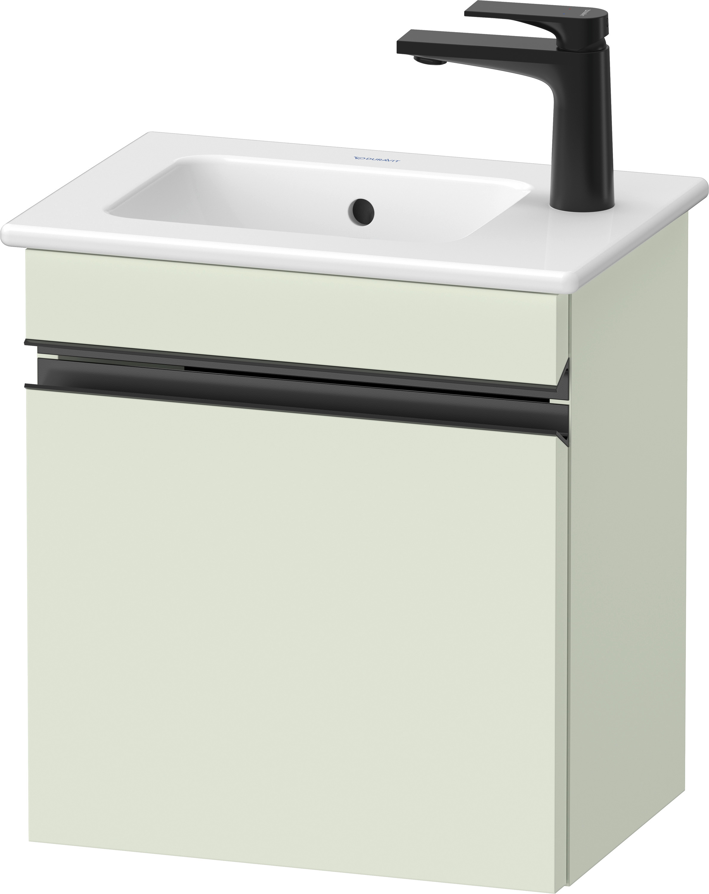 Duravit Sivida szafka 40x28,7x44,3 cm podumywalkowa wisząca czarna-zielona SV4642LBDHH0000
