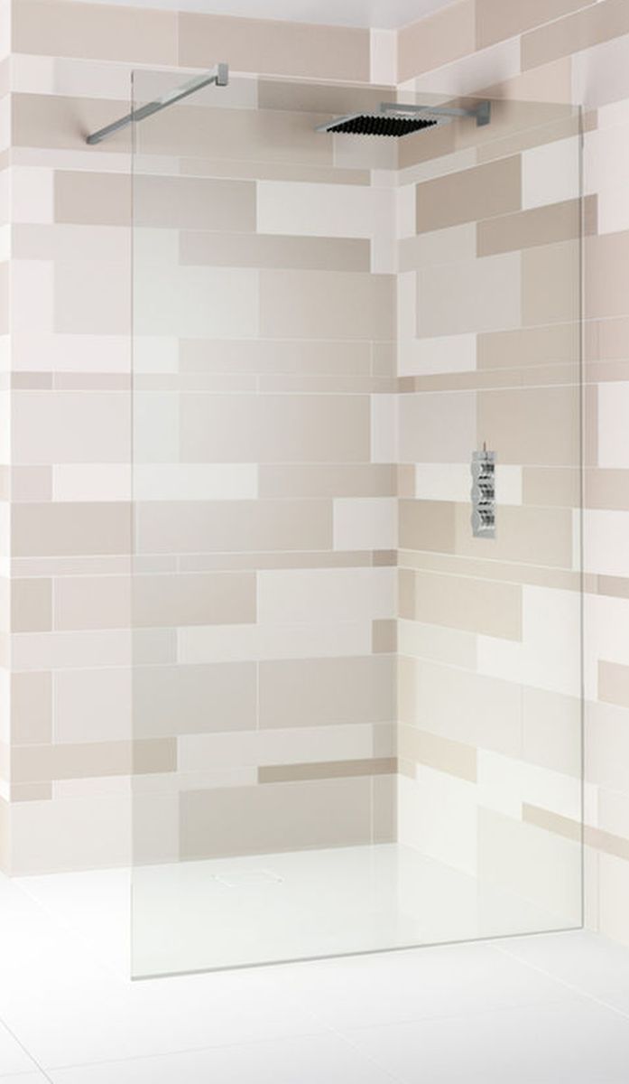Riho Scandic NXT X400 Walk-in ścianka prysznicowa 120 cm wolnostojąca chrom błyszczący/szkło przezroczyste G001112120