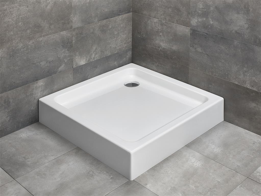 Radaway Siros C Compact brodzik 80x80 cm kwadratowy biały SBC8817-2 - Wysyłka w 24h