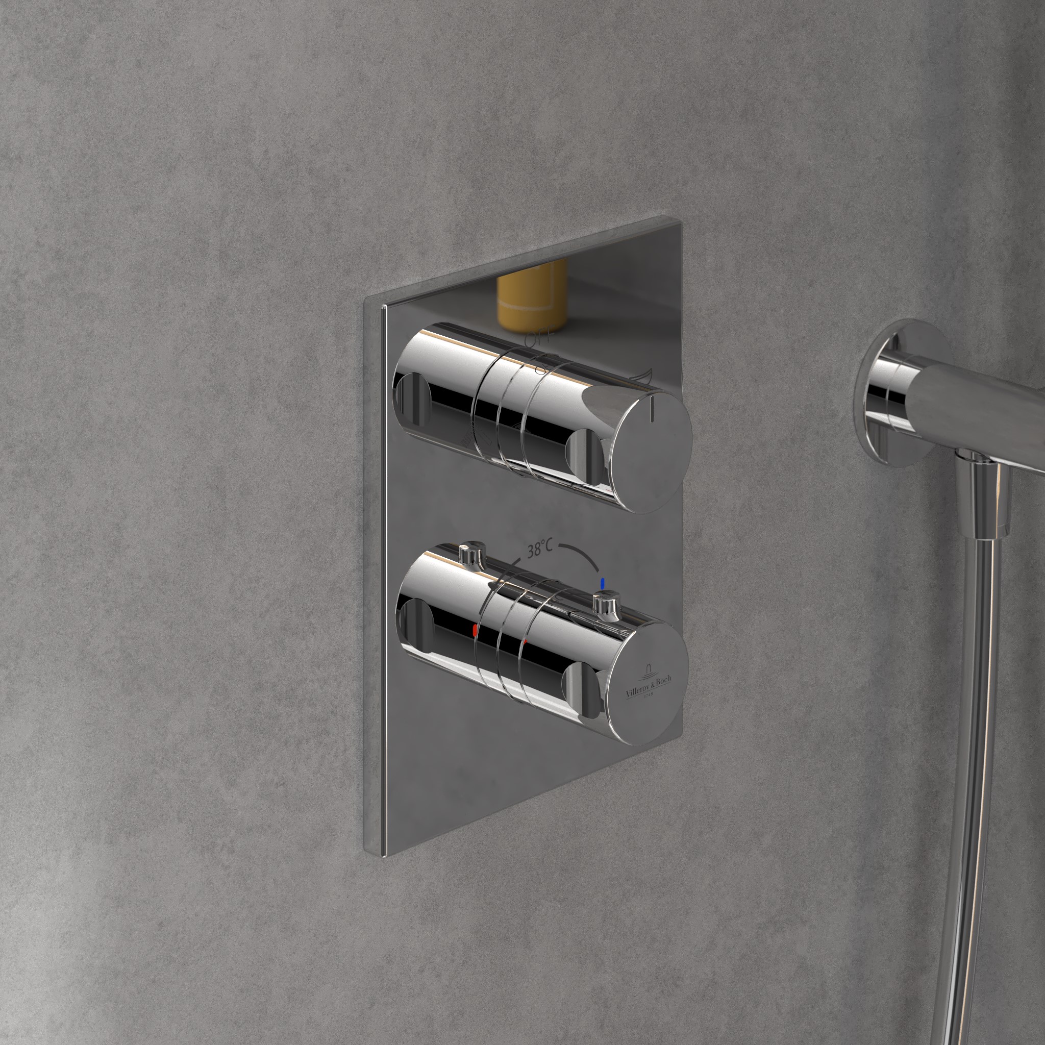 Villeroy & Boch Universal Taps & Fittings bateria wannowo-prysznicowa podtynkowa termostatyczna chrom TVD00065300061 - Wysyłka w 24h