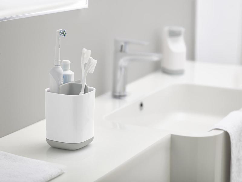 Joseph Joseph Easy Store pojemnik na szczoteczki do zębów biały/szary 70509 - Wysyłka w 24h