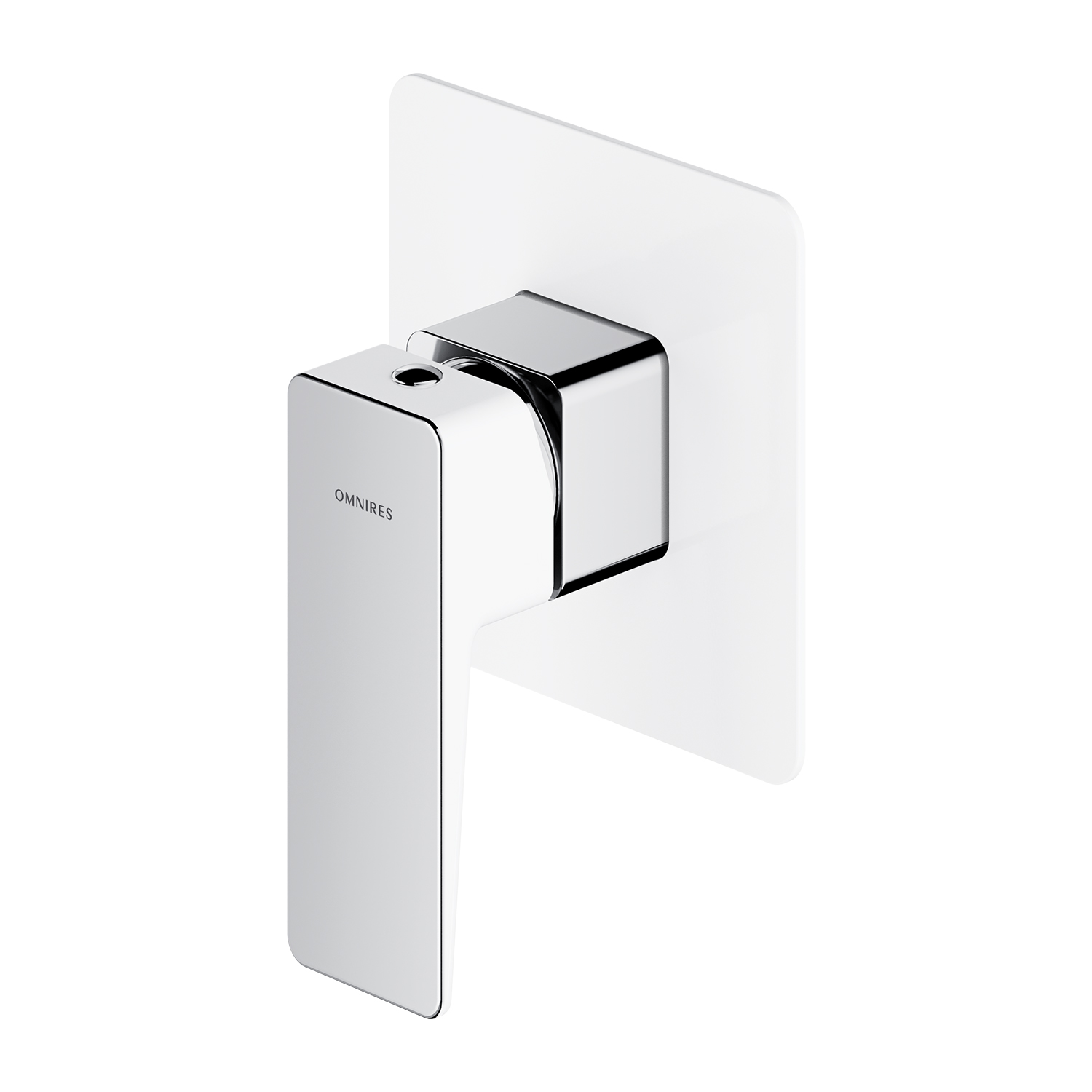 Omnires Parma bateria prysznicowa podtynkowa chrom/biały PM7445CRB