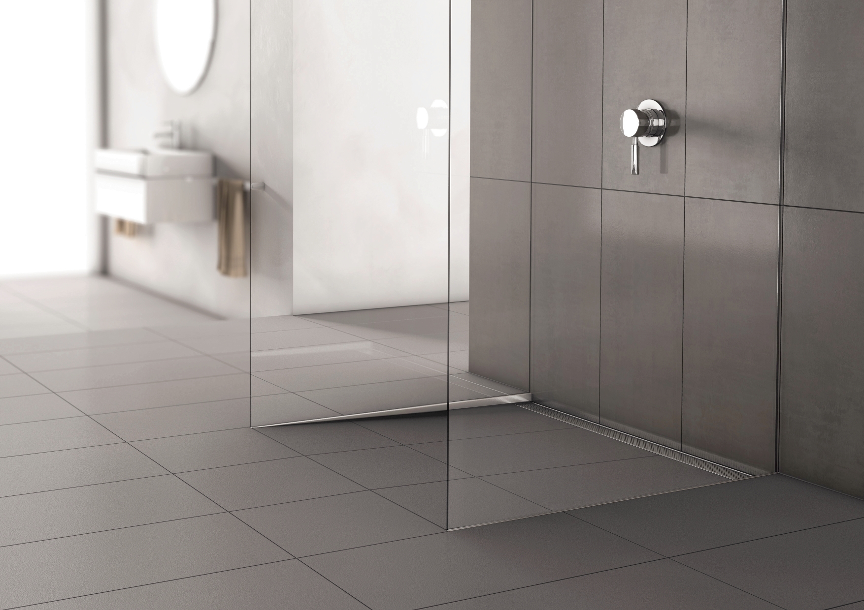 ACO ShowerStep Black listwa kształtująca spadek 149 cm wys. 1-3,6 cm prawa czarna 9010.91.48