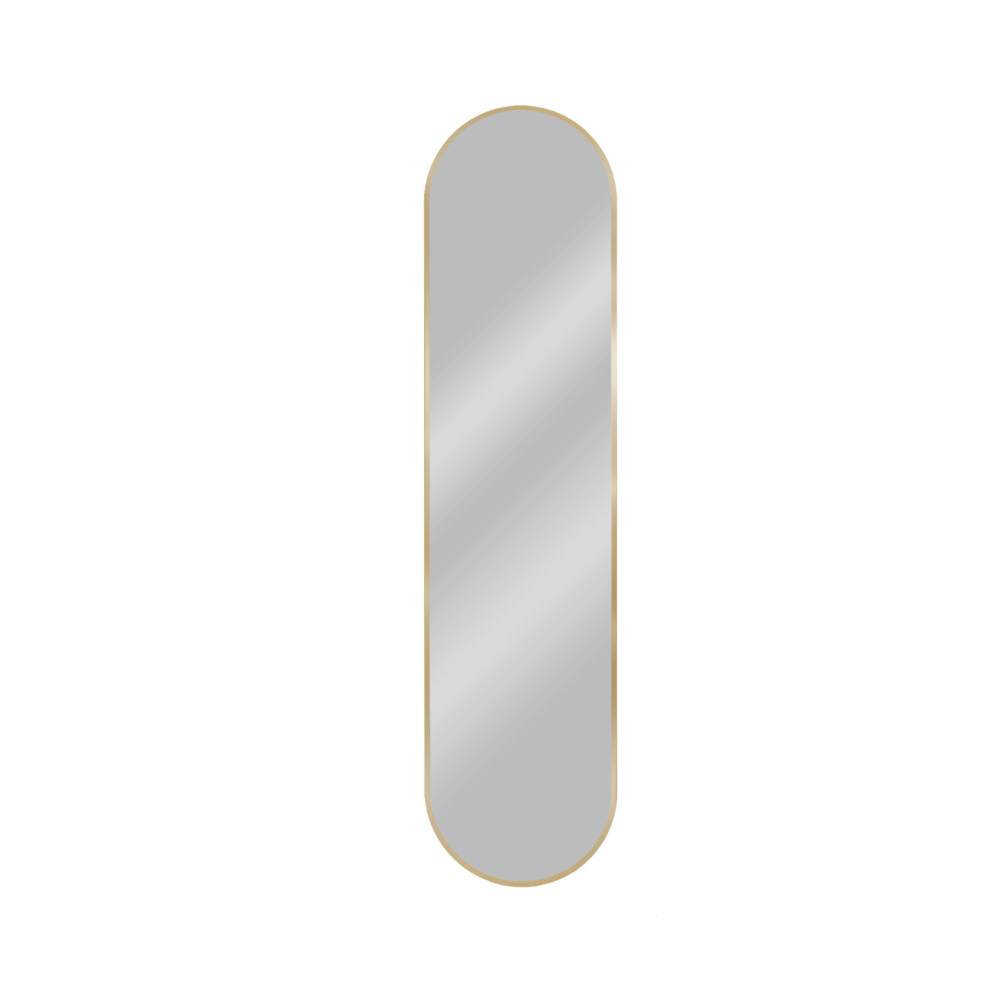 Baltica Design Tiny Border Pastille lustro 50x100 cm owalne złote