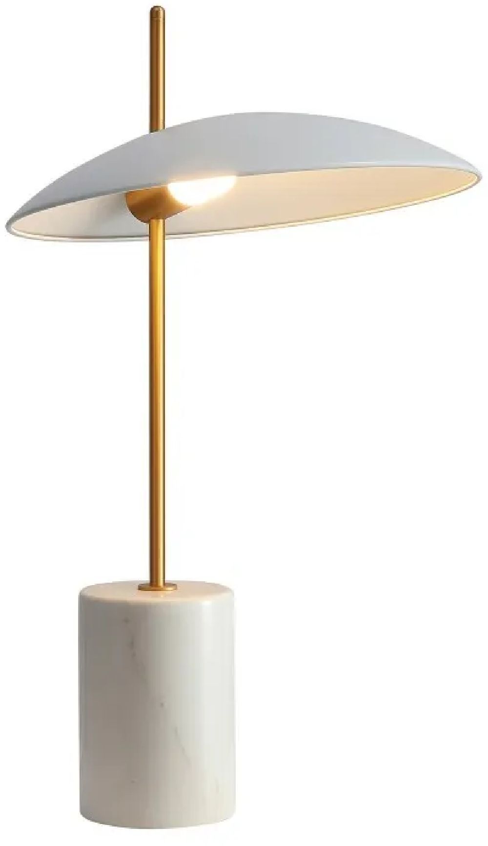 Italux Vilai lampa stołowa 1x4 W biała TB-203342-1-WH