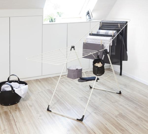 Brabantia suszarka na pranie kremowa składana 476068
