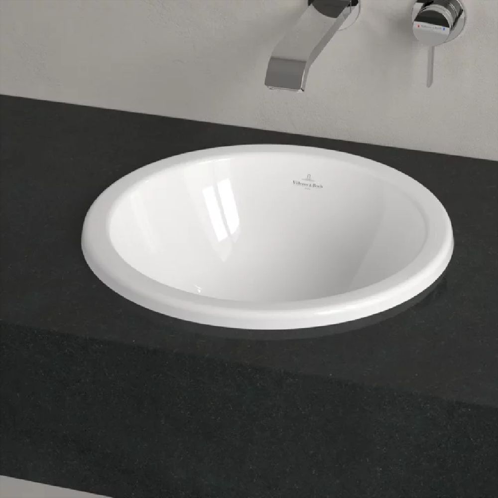 Villeroy & Boch Loop & Friends umywalka 39x39 cm okrągła wpuszczana biała 4A590001