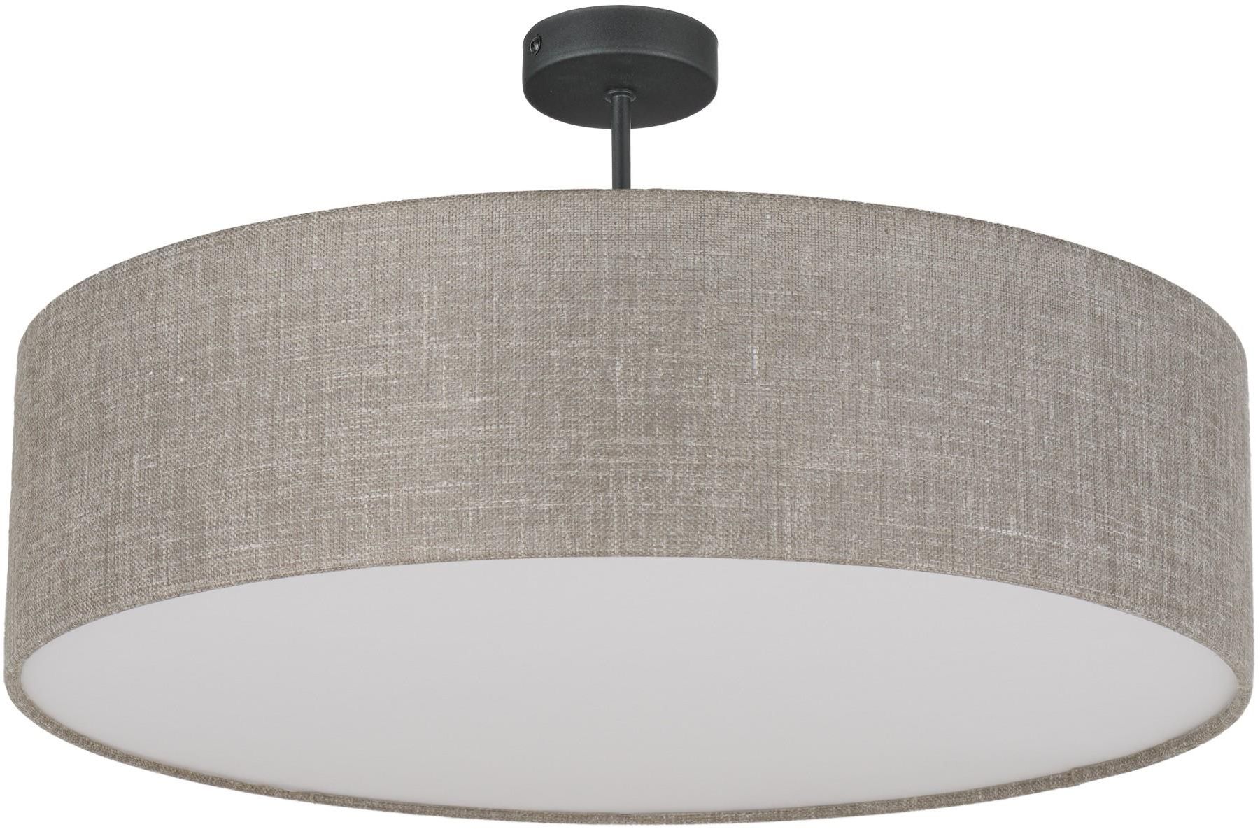 TK Lighting Rondo lampa podsufitowa 4x15W czarny/szarobeżowy 6248