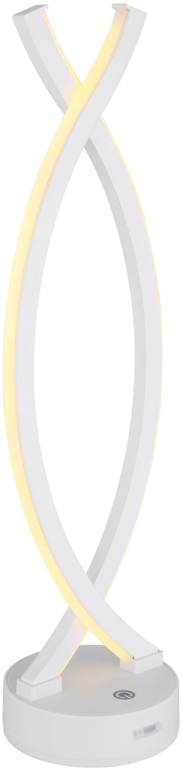 Globo Lighting Hela lampa stołowa 1x1 W biała 58457W