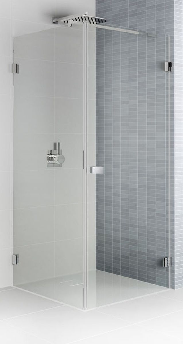 Riho Scandic NXT X201 kabina prysznicowa 80x100 cm prostokątna prawa chrom błyszczący/szkło przezroczyste G001036120
