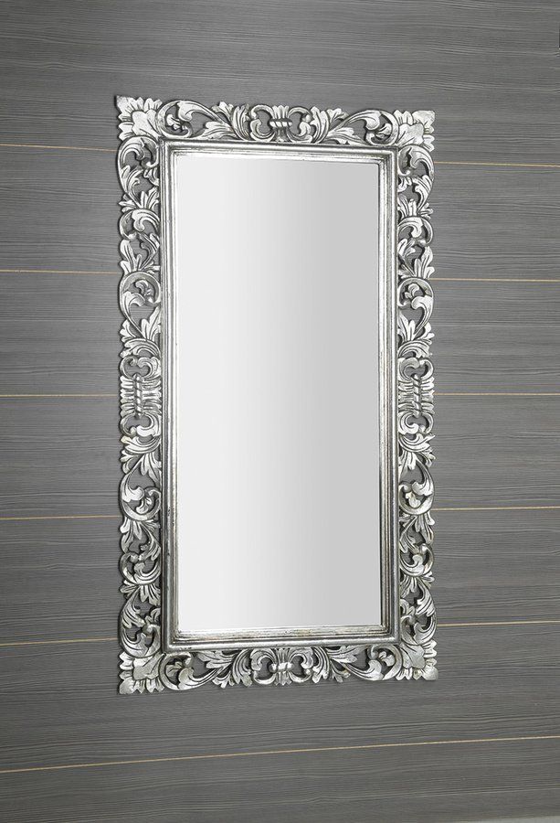 Sapho Scule & Samblung lustro 80x150 cm prostokątne rama srebrna IN334