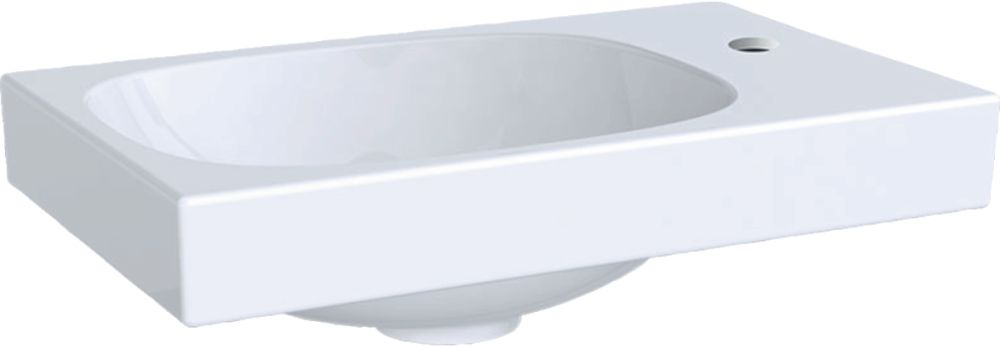 Geberit Acanto umywalka 40x25 cm meblowa prostokątna KeraTect biała 500.635.01.8