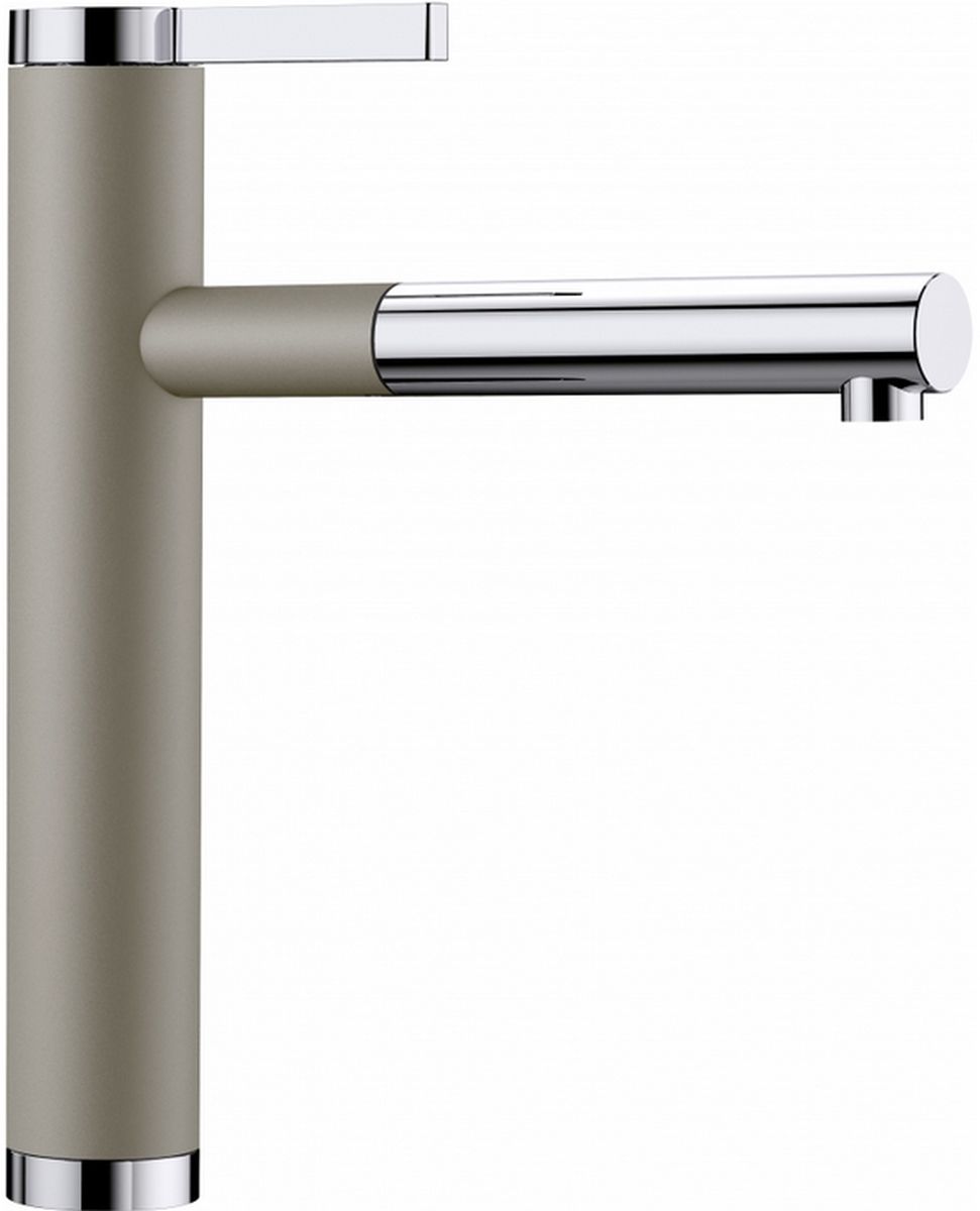 Blanco Linee-S bateria kuchenna stojąca Silgranit tartufo/chrom 518446