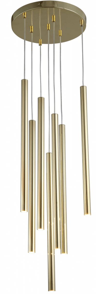 Light Prestige Lungo lampa wisząca 7x5W złota LP-894/7PGD - Wysyłka w 24h