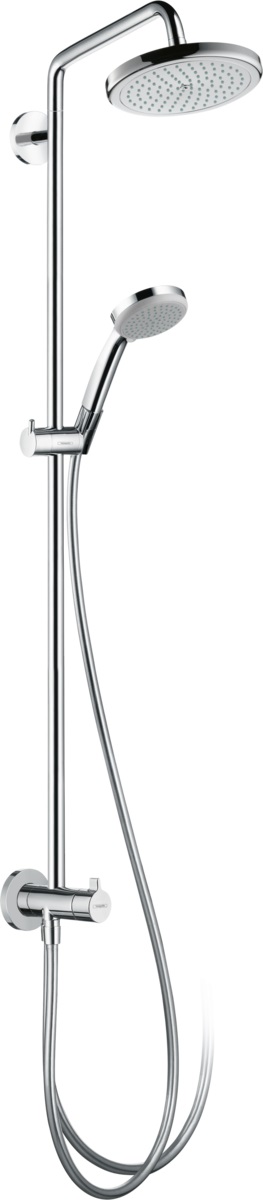 Hansgrohe Croma 220 Reno Showerpipe zestaw prysznicowy ścienny chrom 27224000