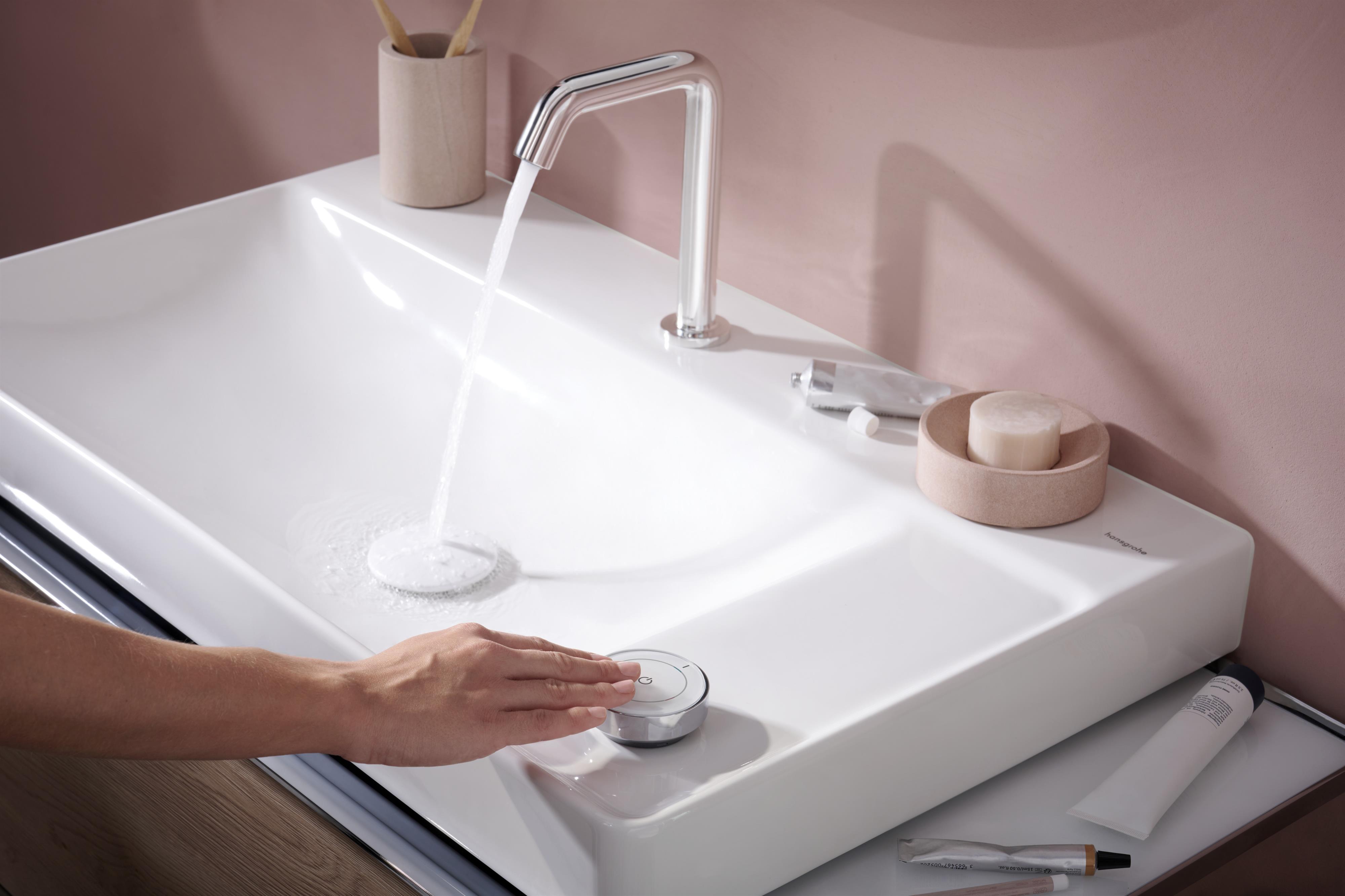 Hansgrohe Tecturis S bateria umywalkowa 2-otworowa stojąca chrom 73353000