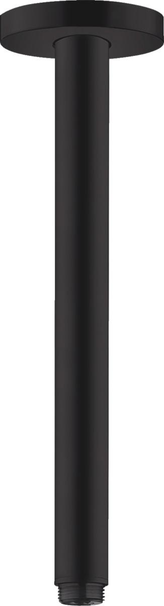 Hansgrohe Finish Plus ramię prysznicowe 30 cm sufitowe czarny mat 27389670