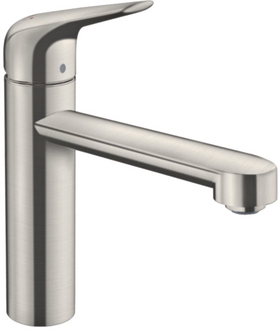 Hansgrohe Focus M42 bateria kuchenna stojąca stal 71806800