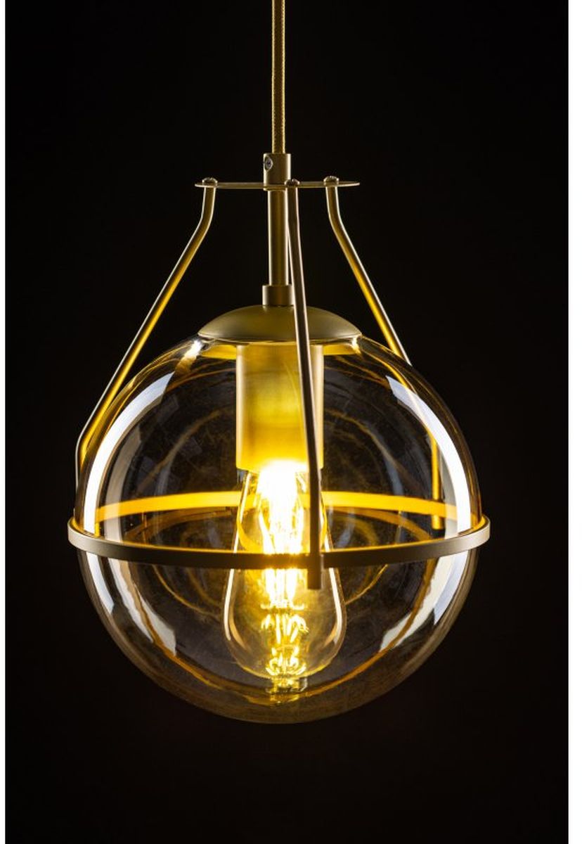 GTV Drop lampa wisząca 1x25 W przezroczysta-złota OS-DRO2-40-DEC - Wysyłka w 24h