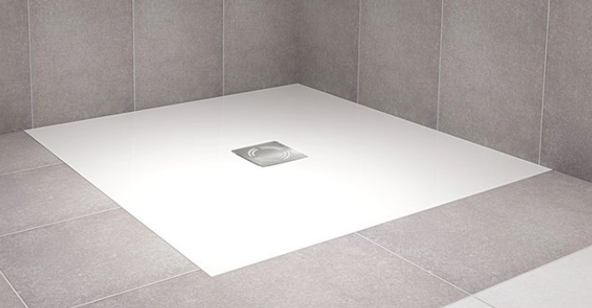 Polysan Flexia brodzik 80x80 cm kwadratowy biały mat 72941MAT