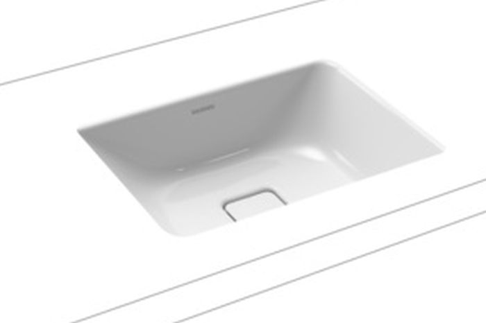Kaldewei Cono umywalka 47x38 cm podblatowa prostokątna model 3078 biała 908506003001