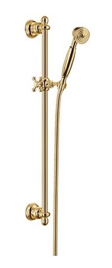 Omnires Art Deco-S zestaw prysznicowy suwany złoty połysk ARTDECO-SGL