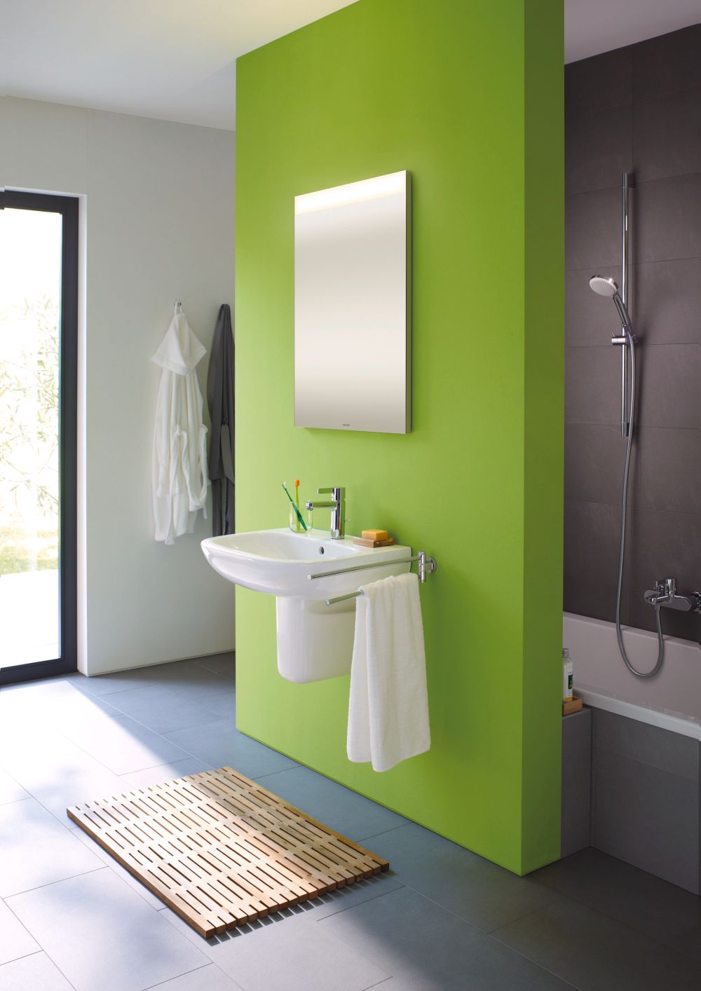 Duravit D-Code umywalka 60x46 cm ścienna półokrągła biała 23106000002 - Wysyłka w 24h