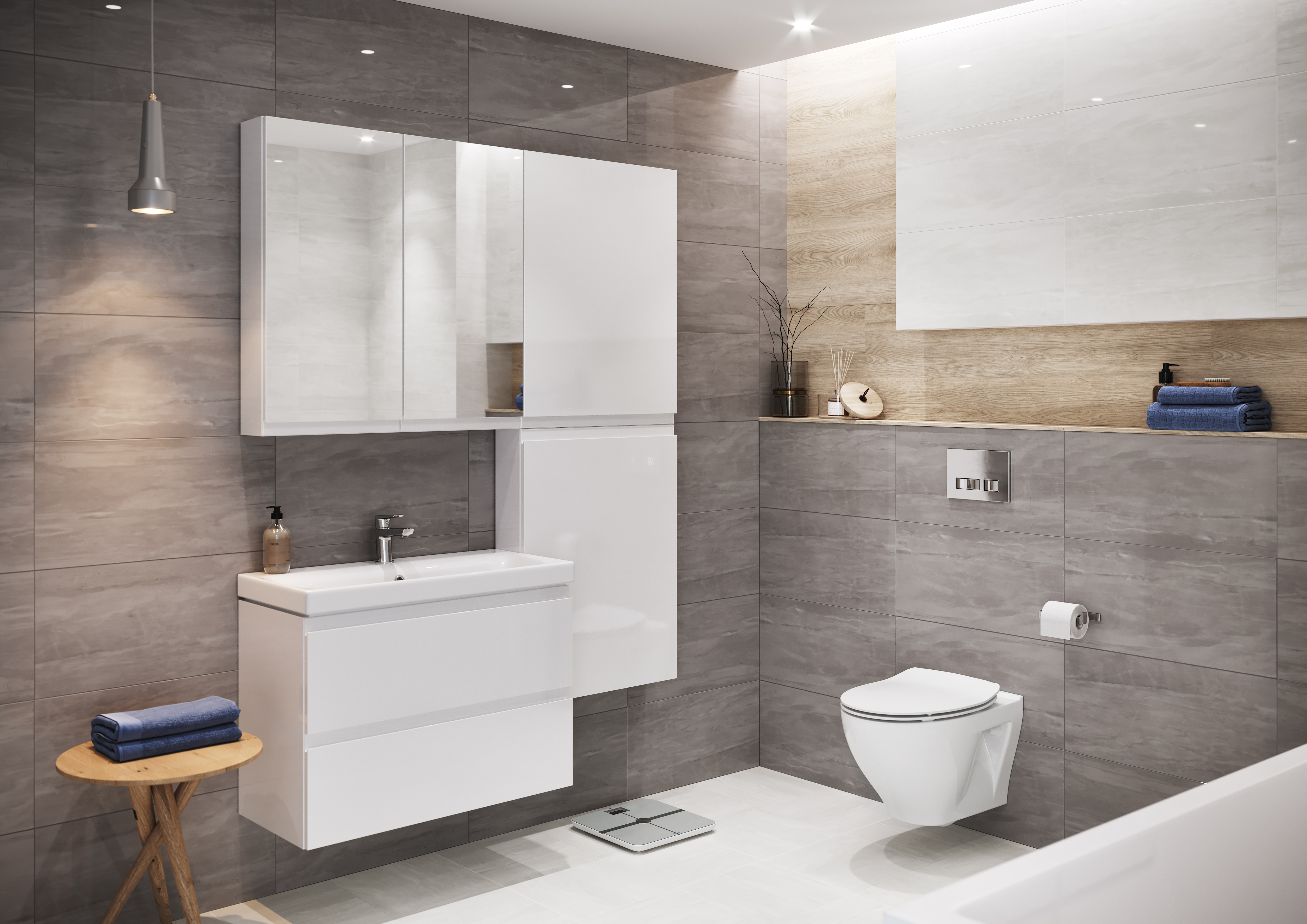 Cersanit Moduo szafka 60 cm podumywalkowa biała S590-010-ECO - Wysyłka w 24h