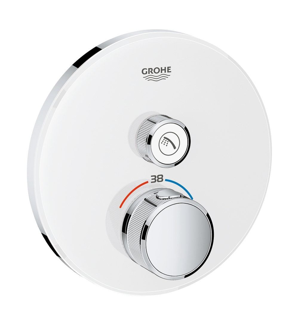 Grohe Grohtherm SmartControl bateria prysznicowa podtynkowa termostatyczna chrom/biały 29150LS0