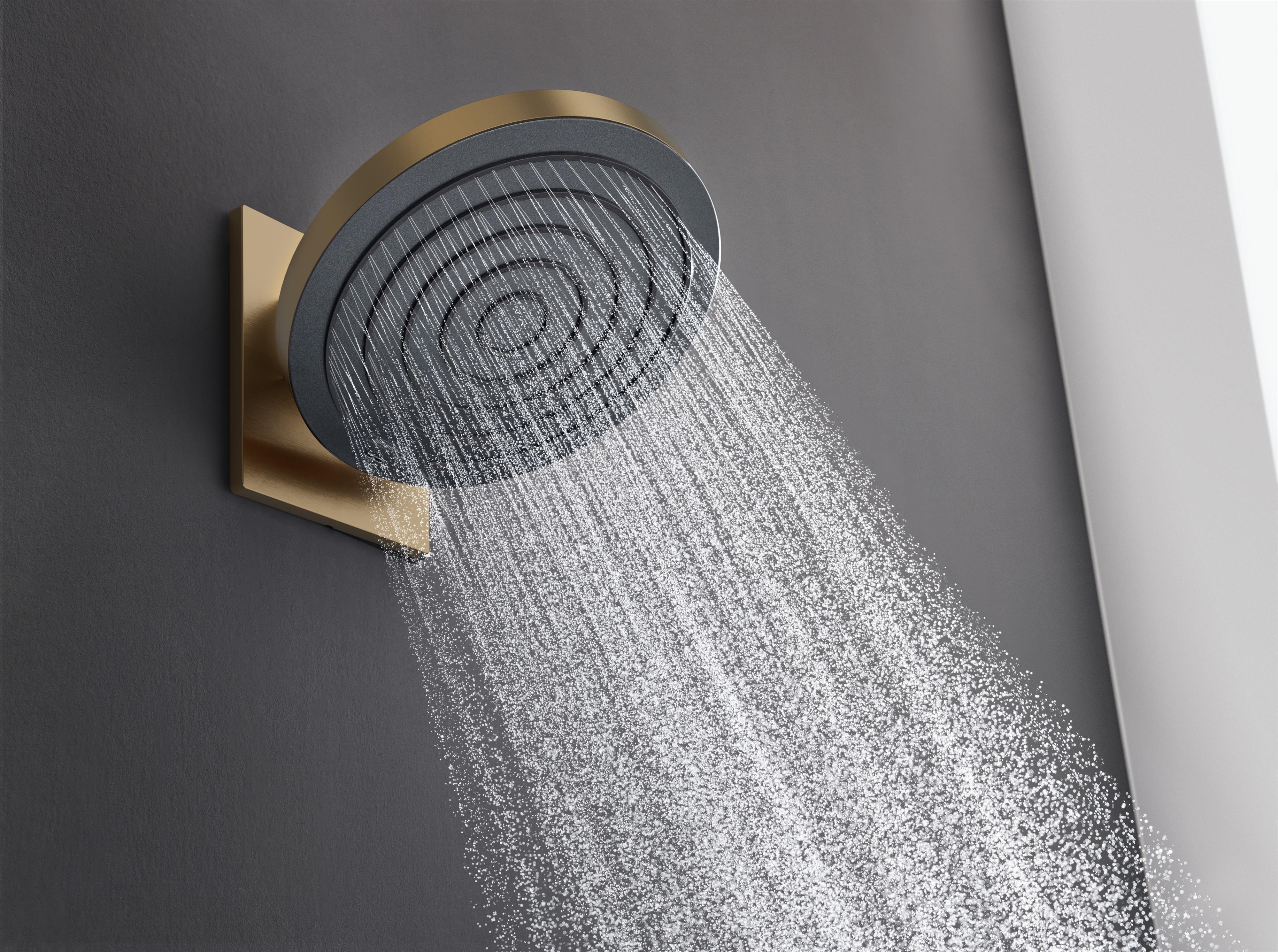 Hansgrohe Pulsify S deszczownica 26 cm okrągła brąz szczotkowany 24140140