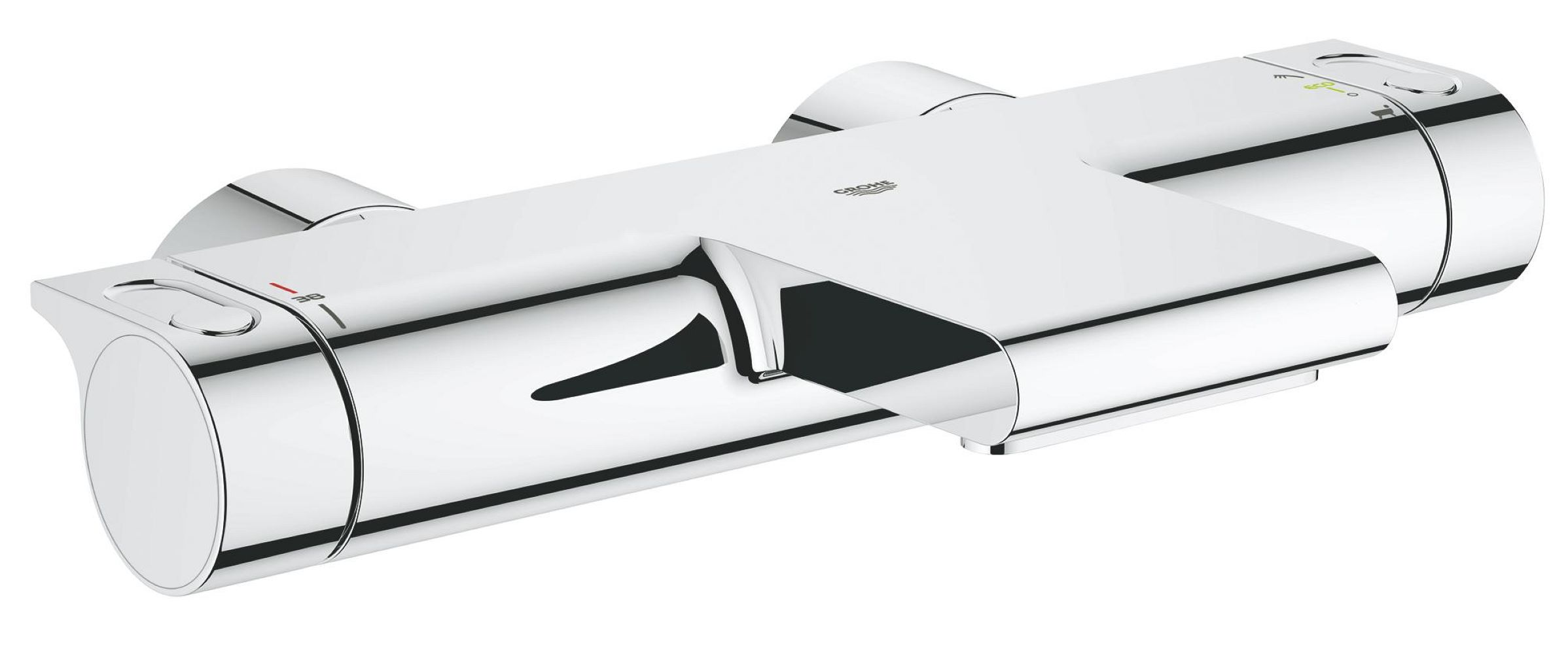 Grohe Grohtherm 2000 New bateria wannowo-prysznicowa ścienna termostatyczna chrom 34174001 - Wysyłka w 24h