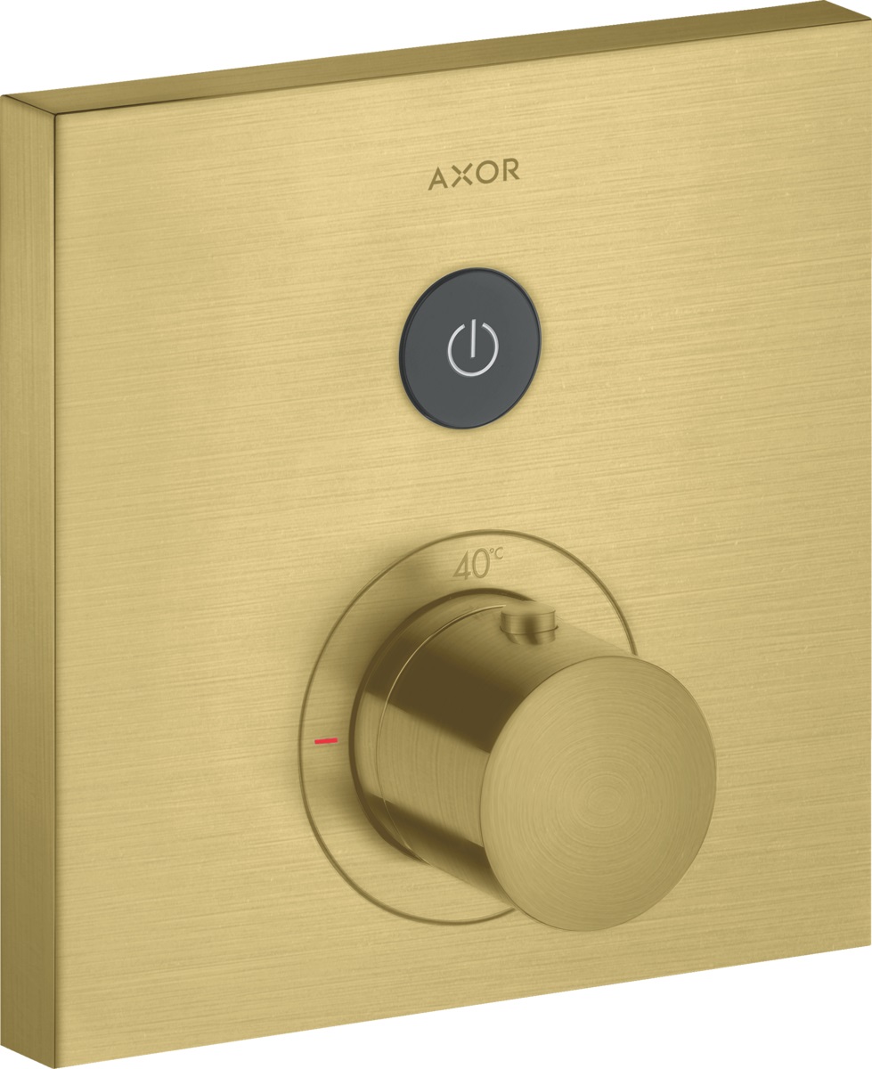 Axor ShowerSelect bateria prysznicowa podtynkowa termostatyczna mosiądz szczotkowany 36714950
