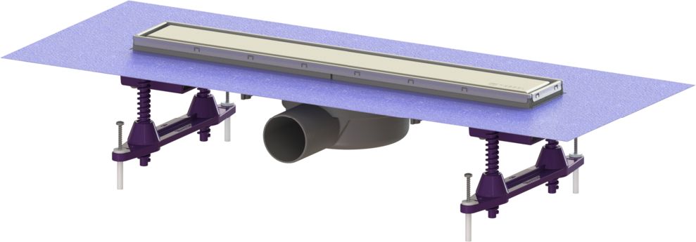 Kessel Linearis Compact odpływ liniowy prysznicowy 45 cm stal nierdzewna 45600.60FM