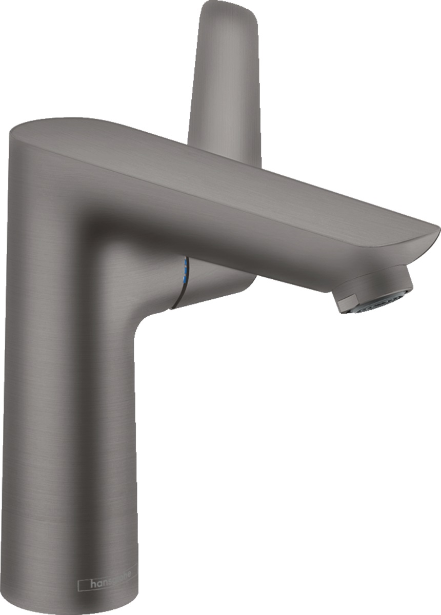 Hansgrohe Talis E bateria umywalkowa stojąca EcoSmart czarny chrom szczotkowany 71754340