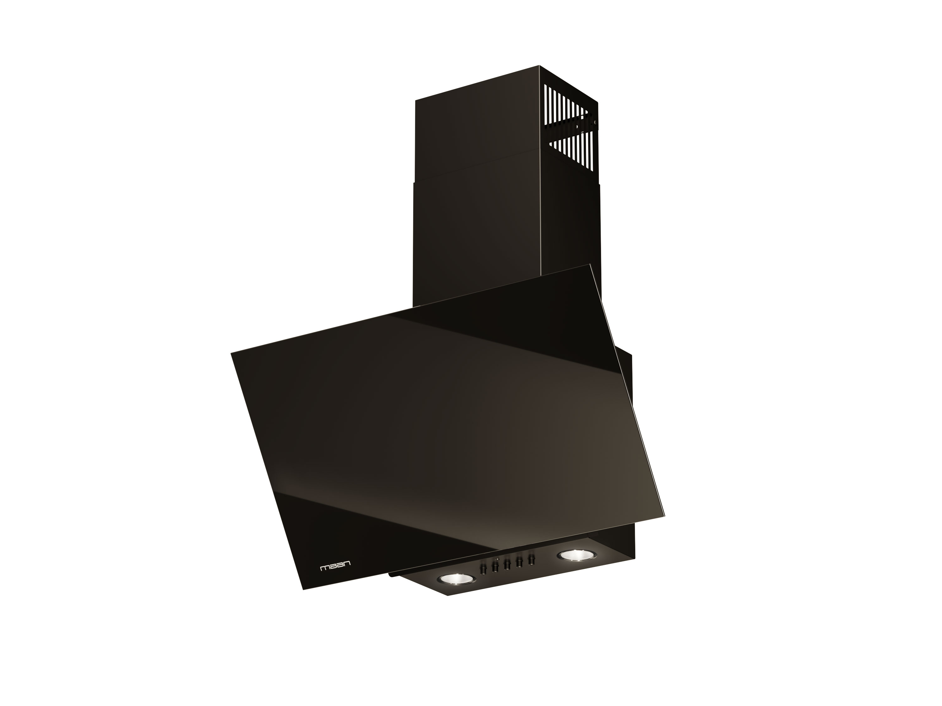 Maan Vertical okap kuchenny 59,5 cm kominowy czarny OVERG60D4PC.S3.MC.KSB